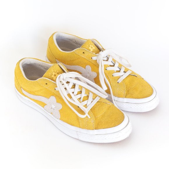 Golf Le Fleur Shoes - Converse One Star Ox Tyler the Creator Golf Wang Sulphur Mens 6 Womens 8 EU 39